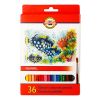 Pastelky akvarel 36ks