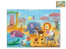 Puzzle 32x23cm zvířátka v Africe 60dílků v krabičce