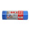Pytle na odpad zatah. LDPE 60L / 15ks (64x70cm) modré 27 mic
