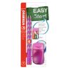 Školní set pro praváky - tužka STABILO EASYgraph S v růžové barvě + gumy a struhadla