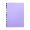 Spirálový blok PP PASTELINI A4 / 70 listů, fialový