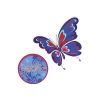 Sticker na tašku Butterfly, sada 2 ks