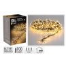 Světelný řetěz 100 LED bílý extra teplý, délka 1 m, v. Použijte
