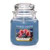 Svíčka Yankee Candle - Mulberry and Fig Delight, střední