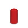 Sviečka valcová červená Ø50 x 100 mm [4 ks]