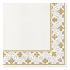 Ubrousky PAW AIRLAID 40x40 cm - Floral Frame Gold