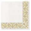 Ubrousky PAW AIRLAID 40x40 cm - Floral Frame Silver