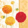 Ubrousky PAW L 33x33 cm Floral Autumn Orange