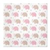 Ubrousky PAW L 33x33cm Baby Elephants pink