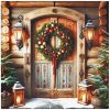 Ubrousky PAW L 33x33cm Doorway to Christmas