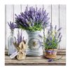 Ubrousky PAW L 33x33cm Lavender in Bucket