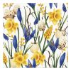 Ubrousky PAW L 33x33cm Muscari with Daffodils