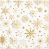 Ubrousky PAW L 33x33cm Shiny snowflakes