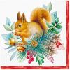 Ubrousky PAW L 33x33cm Vintage Squirrel Joy