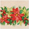 Ubrousky PAW L 33x33cm We Care Noble Poinsettia
