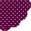 Ubrousky PAW R 32 cm Dots Dark Violet