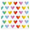 Ubrousky TaT 33x33 cm Rainbow Hearts