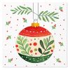 Ubrousky TaT 33x33cm Festive Ball