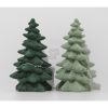 Vánoční stromek se sněhem 145 mm (mix 2 barev /cena za 1 kus)