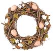 Velikonoční věnec 35 x 35 x 8 cm, hnědý