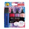 Zvýrazňovač STABILO BOSS ORIGINAL NatureCOLORS Wildflower (sada 4 ks)