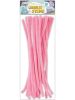 drát plyšový CPT 660007 300mm 20ks růžový