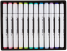 popisovače Colorino Artist oboustranné 12ks pastel