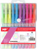 popisovač gel fluo 10ks PE124
