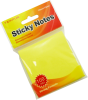bloček samol.neon 75 x 75 závěs žlutý