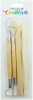 modelovací dlátka dřevěná 4ks