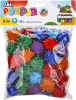 pom poms NC-885 30mm glitter mix  50ks