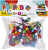 pom poms NC-351 10-30mm mix glitter 85ks