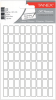 etikety v sáčku  9,5 x 16 720ks OFC-105