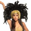 Boland Velká čelenka Samba z peří zlatá