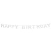 Boland Girlanda Happy birthday stříbrná