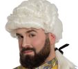 Fiestas Guirca Bílá pánská paruka dobová