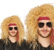 Fiestas Guirca Pánská paruka rocker blonďák s čelenkou
