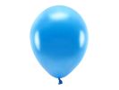 PARTYDECO Sada 10 modrých metalických balónků 30 cm