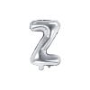 PartyDeco Foliové písmeno Z stříbrné 35 cm