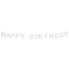 Boland Girlanda Happy birthday stříbrná