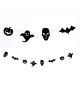 Carnival Toys Černá girlanda motiv Halloween