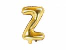 PartyDeco Foliové písmeno Z zlaté 35 cm