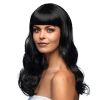 Boland Paruka černá dámská dlouhá s ofinou
