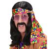 Widmann Paruka hippie černá dlouhá pánská