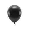 Sada 10 černých metalických balónků 30 cm