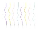 PARTYDECO Svíčky dortové kroucené 14 cm