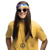 Boland Set Hippie John (čelenka, brýle, paruka a náhrdelník)