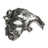 Widmann Škraboška steampunk  stříbrná luxusní