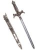 Carnival Toys Šedý meč s pochvou  55 cm