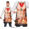 Fiestas Guirca Vtipná kuchařská zástěra klobása na grilu